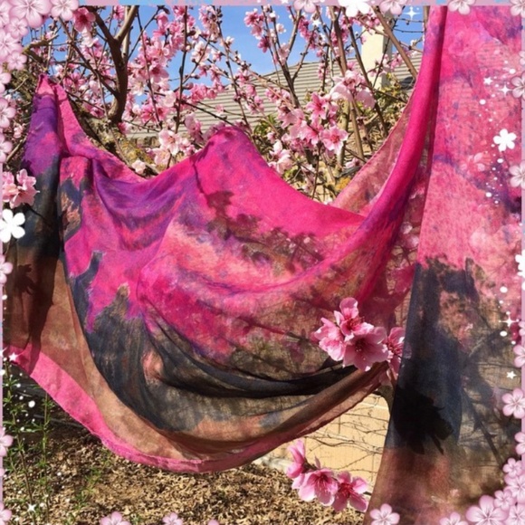 ❤️⚡️💙 Jerry Garcia Art Gorgeous Scarf ~ Grateful Dead - Picture 3 of 13